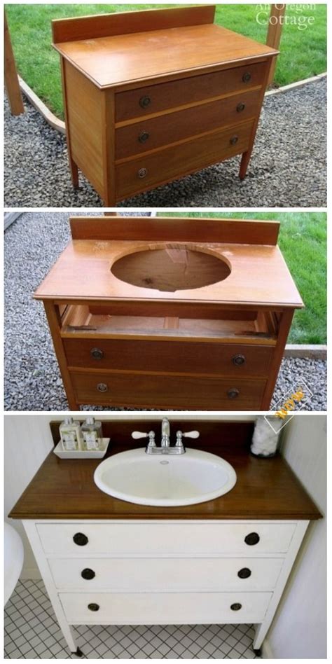 Awesome Old Dresser Makeover Ideas With Diy Tutorials Diy Bathroom