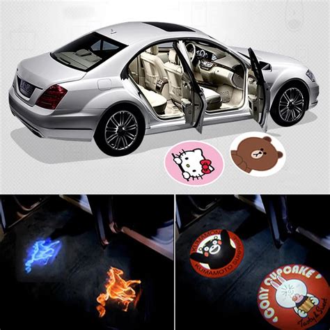 Factory Direct Sale Wireless Car Door Led Welcome Laser Projector Logo Ghost Shadow Light Lamp