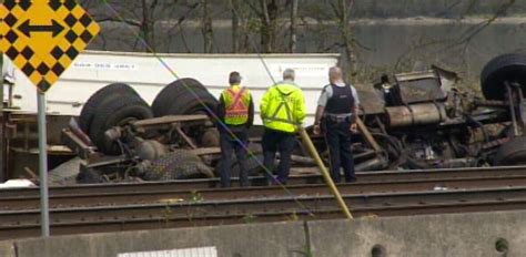 Langley Train Truck Collision Sends 1 To Hospital Cbc News