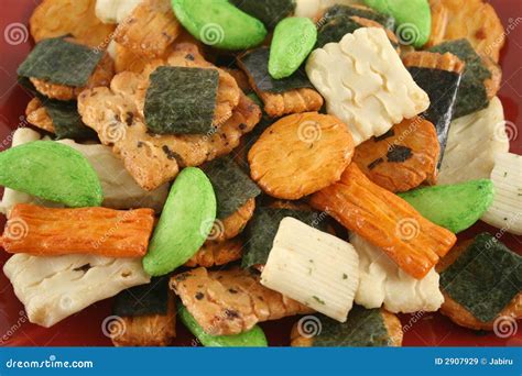 Asian Rice Crackers 3 Stock Image Image Of Snack Dieting 2907929