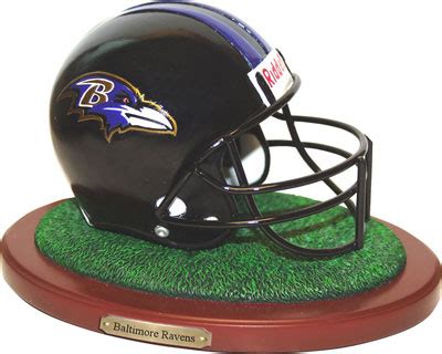 Baltimore Ravens NFL Football Helmet Figurine