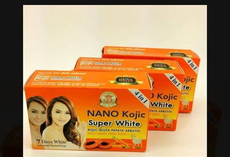 Nano Extra White Nano Kojic Super White With Glutathione Etsy