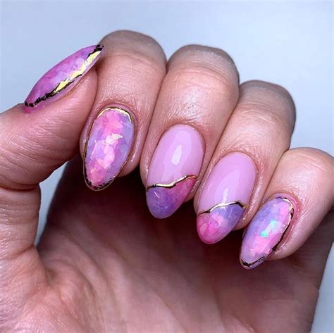 60 Pretty Purple Nails The Glossychic Purple And Pink Nails