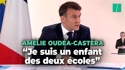 Macron D Fend Le Choix De La Ministre Am Lie Oud A Cast Ra Vid O