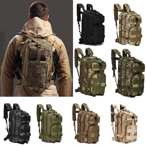 Outdoor Military Tactical Backpack Molle Bag Army Sport Travel Rucksack