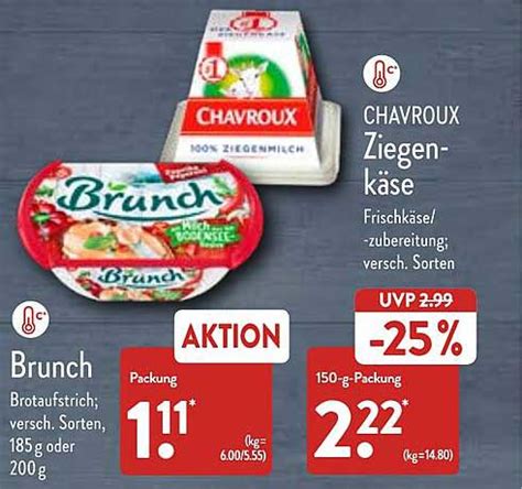 Brunch Oder Chavroux Ziegenkäse Angebot bei ALDI Nord 1Prospekte de