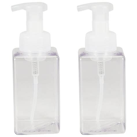 2 Pack Foaming Soap Dispenser 15oz Refillable Foam Liquid Hand Soap