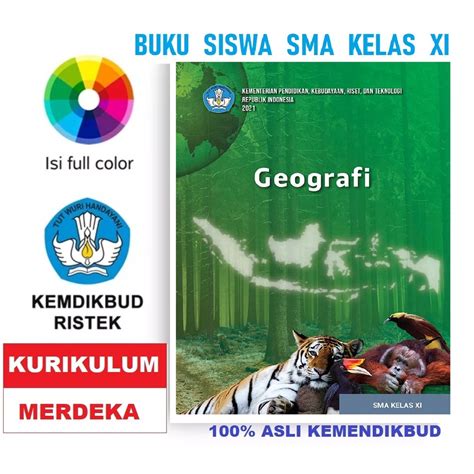 Jual Buku Paket Siswa Geografi Sma Smk Ma Kelas Xi Kurikulum Merdeka