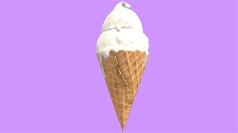 Melting Ice Cream 3d Model By Hopetohme Bae5ffa Sketchfab