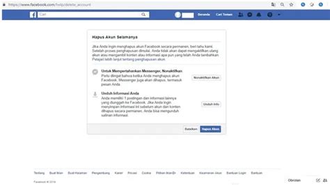 Cara Menutup Akun Facebook Sementara Dan Permanen Dengan Mudah Tekno