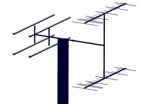 How To Stack Four 23cm Antennas With Two VHF UHF Yagis