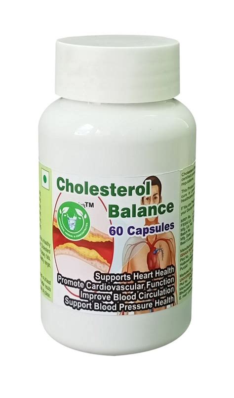 Cholesterol Balance Capsule 60 Capsules At Rs 596 Herbal