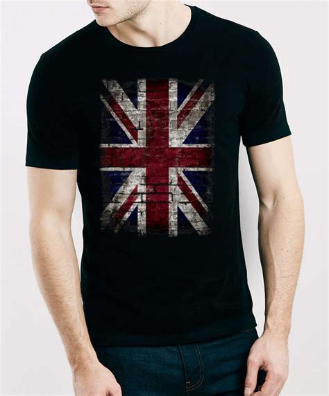 Official Grunge British Flag Uk Distress Punk Style Vintage Shirt