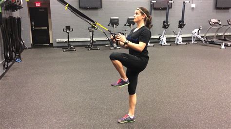 Trx Balance Posterior Lunge To Knee Drive Youtube