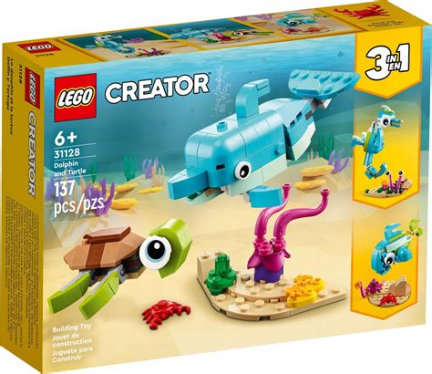 Lego Creator 3w1 Delfin Żółw Konik Morski 31128 12683021328 Allegropl