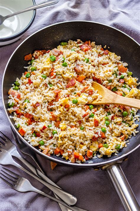 Bacon Fried Rice Recipe Happy Foods Tube