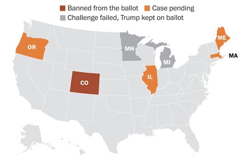 Here Are The Key States Where Trumps Ballot Status Was Being