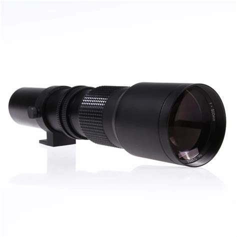 Camera Lenses 500mm Telephoto F8.0 Lens Manual Zoom with T Mount for ...