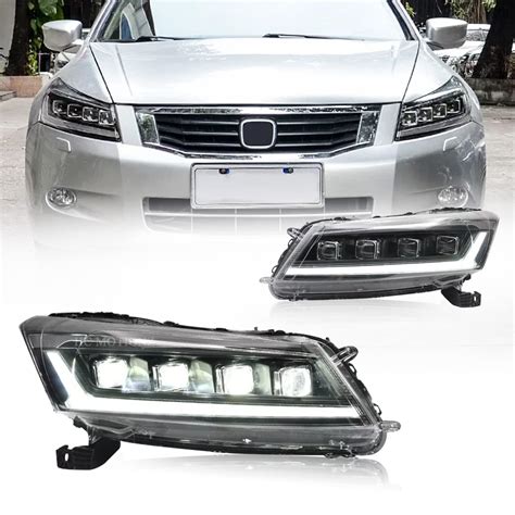 Amazon HCMOTIONZ LED Headlights Assembly For Honda Accord 2008