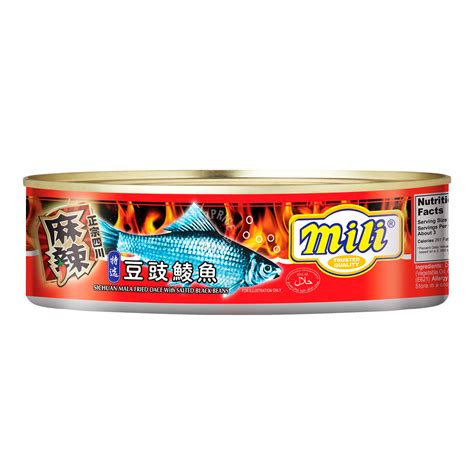 Mili Sichuan Mala Fried Dace With Salted Black Beans Ntuc Fairprice