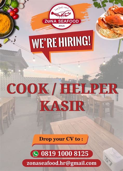 Lowongan Kerja Cook Chinese Food Cook Helper Kasir Di Zona