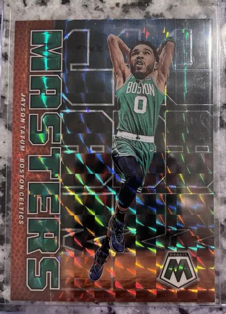 Mosa Que Panini Jayson Tatum Jam Masters Vert Prizm Boston