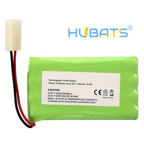 9 6V 1800mAh Ni Mh Battery 8pcs AA Cells Rechargeable Battery With