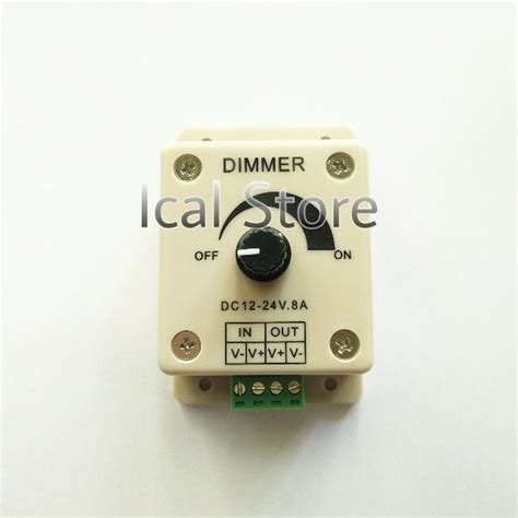 Jual Dimmer DC Lampu LED 12V 24V 8A Putar 12 Volt 24 Volt Di Lapak