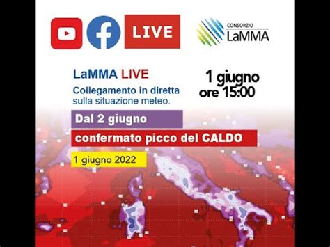 Diretta 1 Giugno E In Arrivo Il Picco Del Caldo YouTube