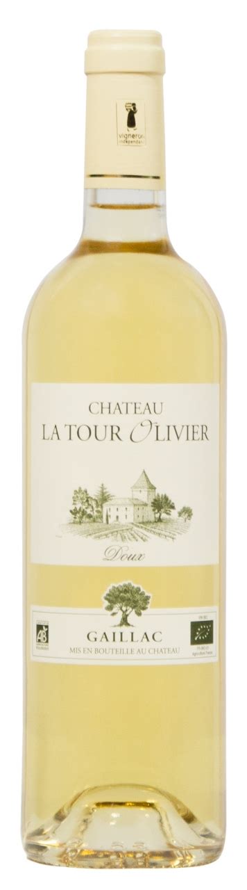 Ch La Tour Olivier Blanc Doux Aoc 1 U Agayrel Vins La Tour