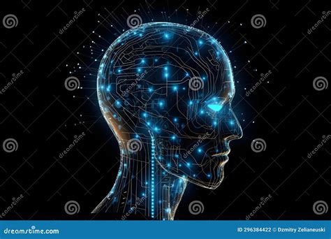 Silueta De Cabeza Humana Ai Generativo Stock De Ilustraci N