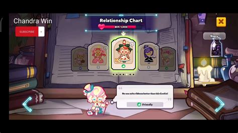 Pastel Meringue Cookie Relationship Chart Cookie Run Ovenbreak Youtube