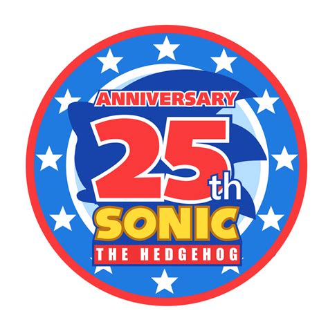 25th Sonics Anniversary Logo My Style By Nuryrush On Deviantart