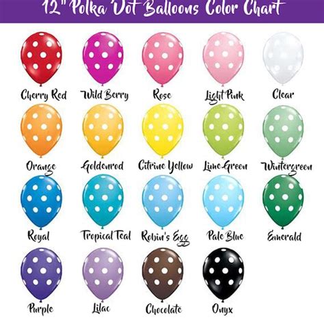 Polka Dot Balloons - Etsy