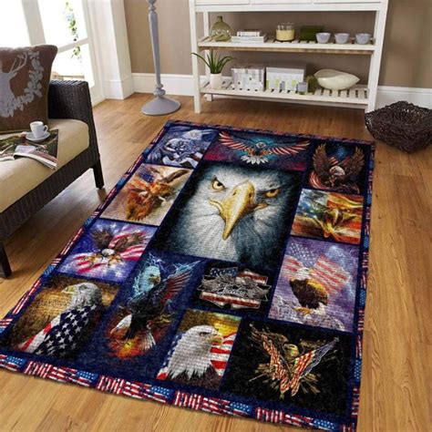 Bald Eagle Limited Edition Rug Carpet Teeruto