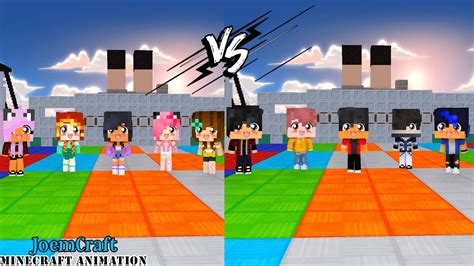 Aphmau Kim Kc Michi Macn Vs Aaron Ein Zane Noi Gene Chicken Wings Meme Minecraft