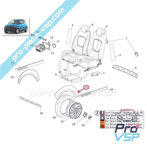 Elargisseur D Aile Avant Gauche Sans Permis Microcar Mgo 6