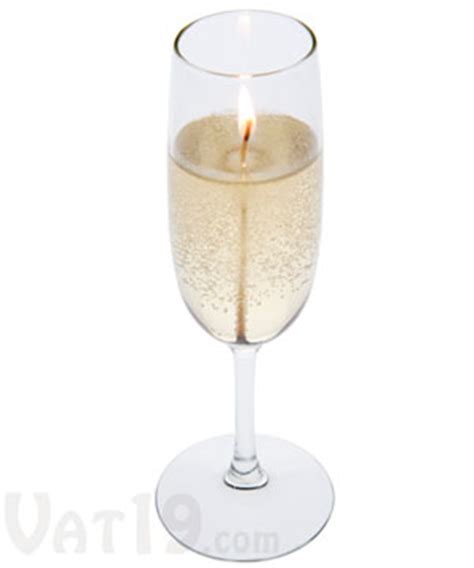 Wine and Champagne Glass Scented Candles