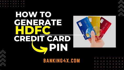 How To Generate HDFC Credit Card PIN Just 1minQuickly