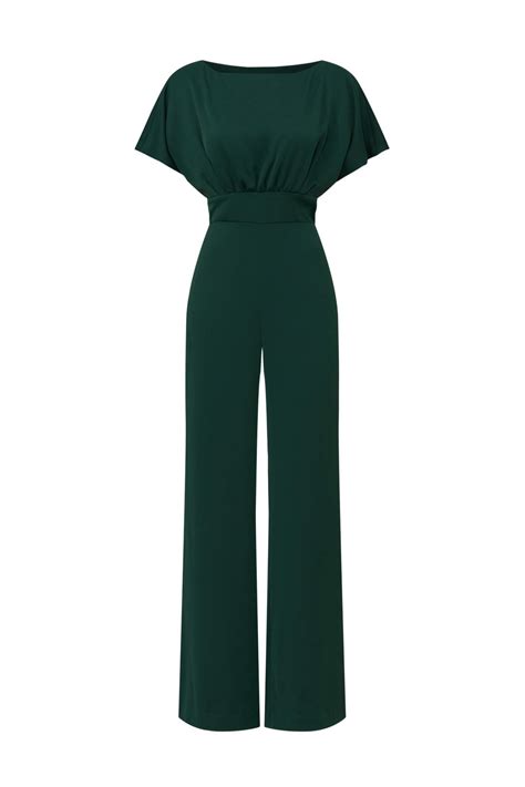 Green Wide Leg Jumpsuit By Alexia Admor Rent The Runway