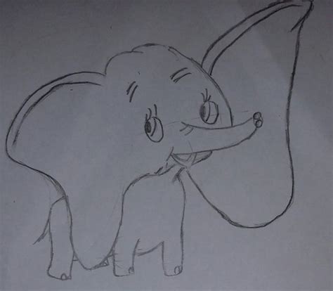 How To Draw Dumbo 6 Steps With Pictures WikiHow