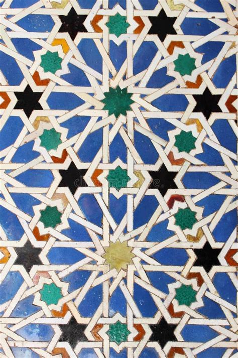 Modelos Tradicionales De Un Azulejo Andaluz Foto De Archivo Imagen De