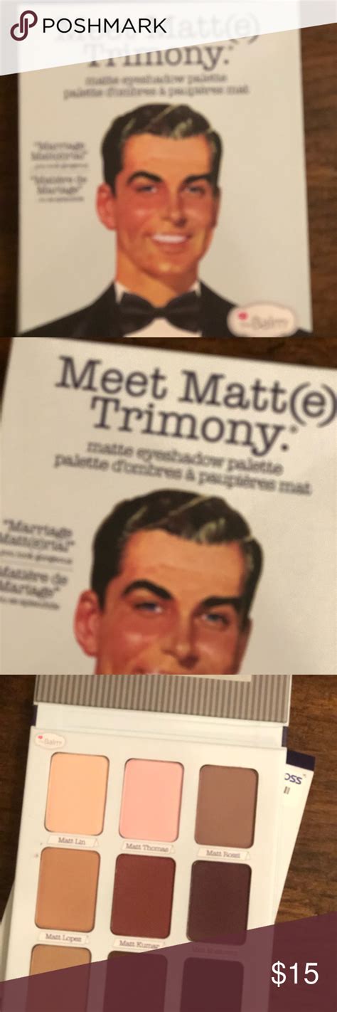 Thebalm Meet Matt E Trimony Matte Eyeshadow Palette