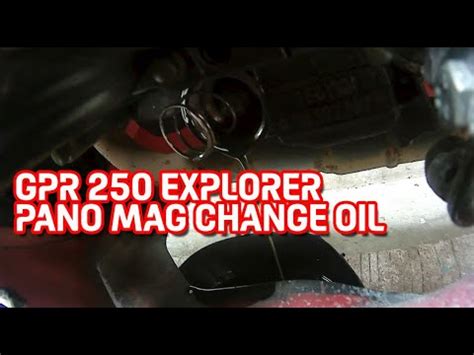 Motorstar Gpr Explorer Paano Magchange Oil Youtube