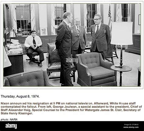 Resignation richard nixon hi-res stock photography and images - Alamy