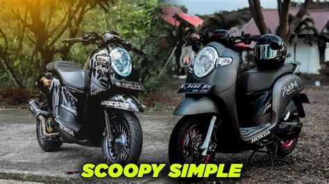 Scoopy Hitam Untuk Para Laki Sejati Dan Tampil Gaya Keren