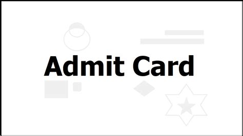 Cmat Admit Card Out Check Exam Date Cmat Nta Nic