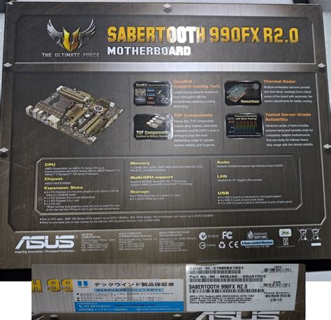 Yahoo オークション ASUS マザーボード SABERTOOTH 990FX R2 0 990FX