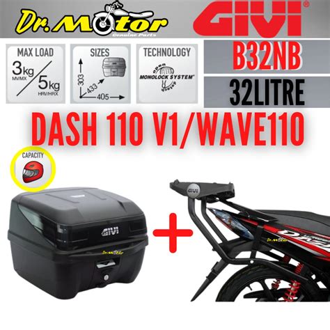 Honda Dash V Wave Dash Wave Rs Givi Hrv Heavy Duty Monorack