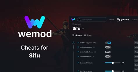 Sifu Cheats & Trainers for PC | WeMod